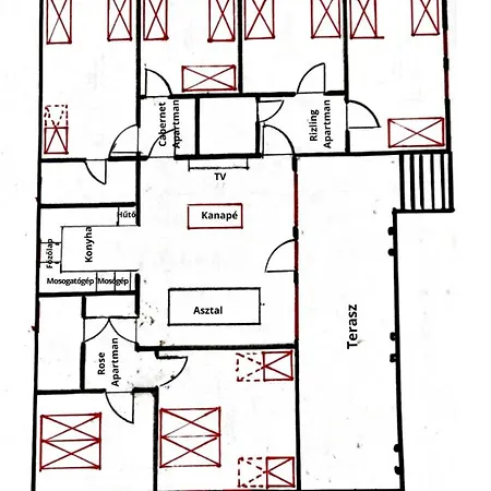 Boracs Winedeghaz Apartament